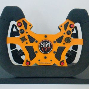 SimArt SuperQuadro (Alcántara hand lined) - Funky Switch Edition, Naranja