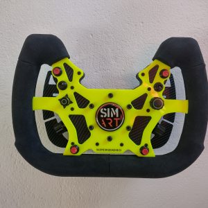 SimArt SuperQuadro (Alcántara hand lined) - Funky Switch Edition, Amarillo Flúor